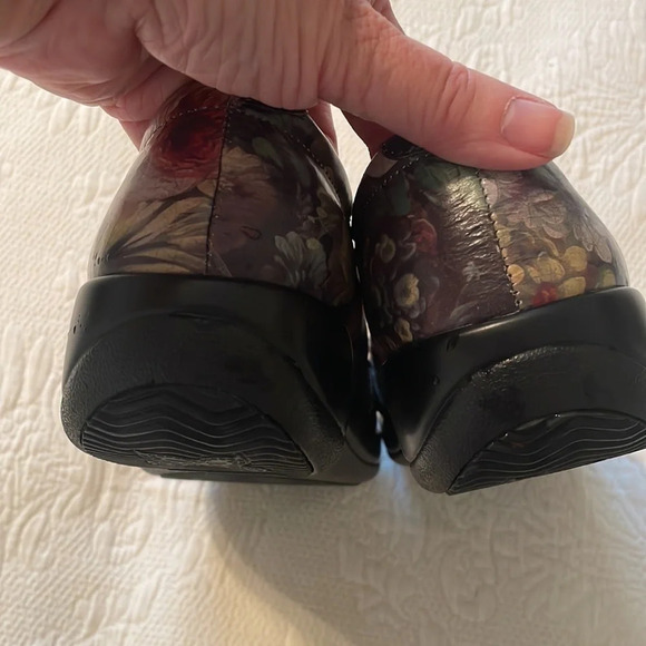 Alegria Kaitlyn Professional Dark Floral Contoured Bottom Breathable Insole 6.5 - Picture 6 of 7